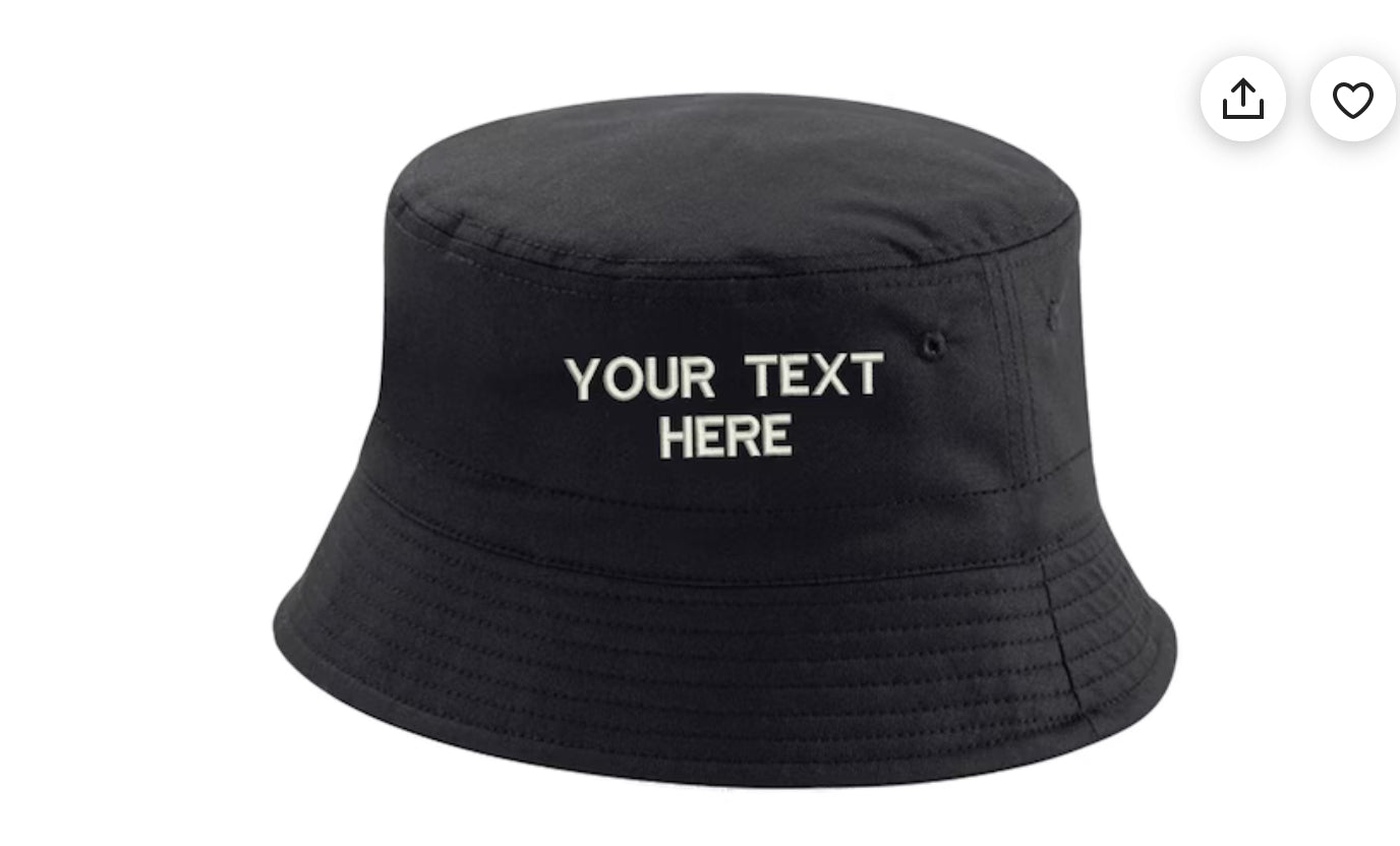 Custom Quote Bucket-Hat